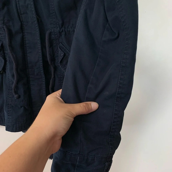 Hollister All Weather Full Zip Hooded Women’s Size XS Blue Comfort Casual Warm - Picture 14 of 16